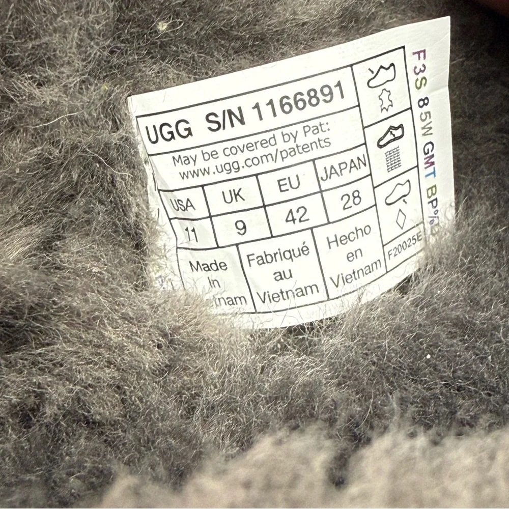 New UGG Women's Willow Moc Toe Loafer Black Sz 11 - Picture 12 of 13